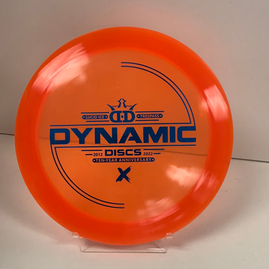 Dynamic Discs Lucid Ice Trespass 10yr anniversary