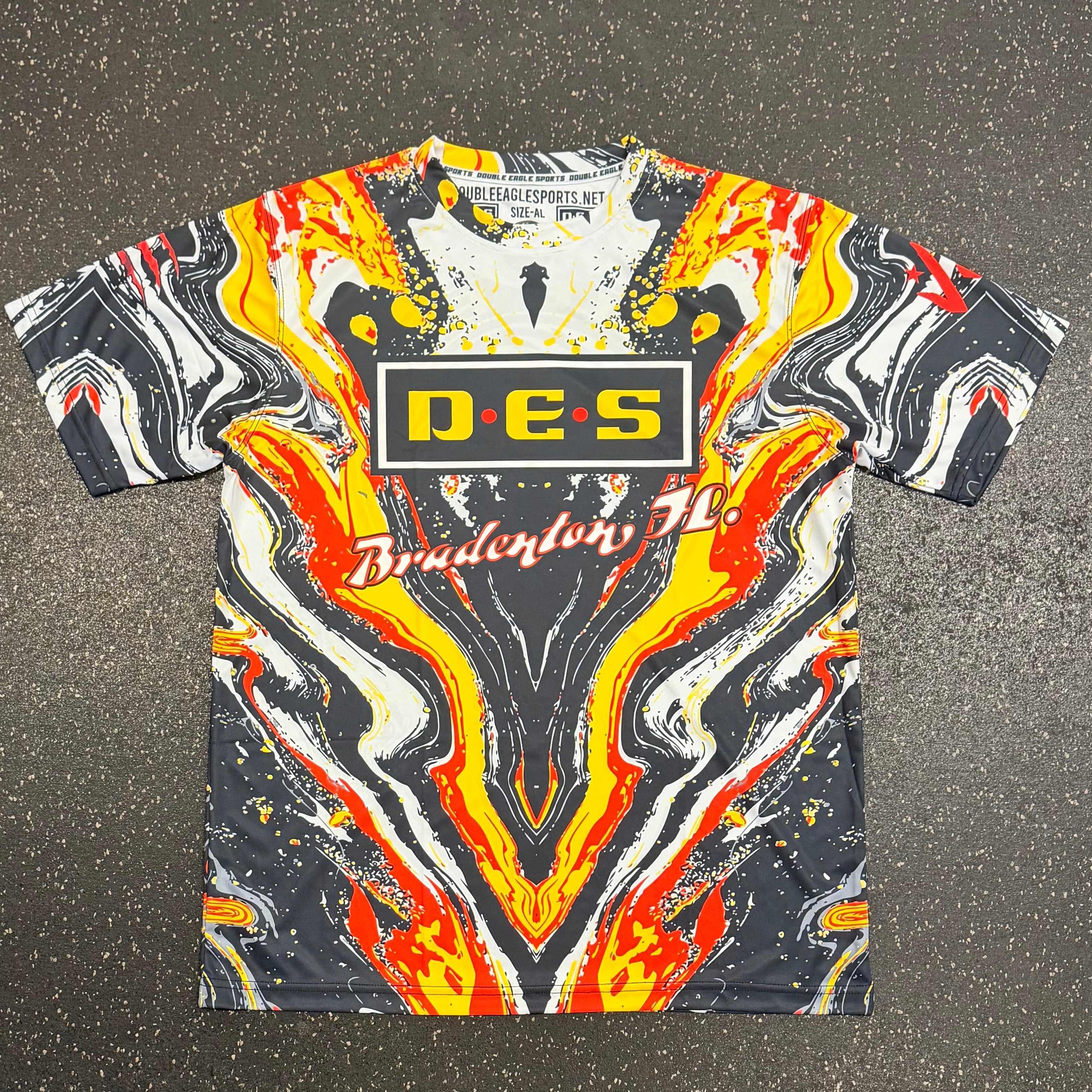 Double Eagle Black/Yellow Jersey