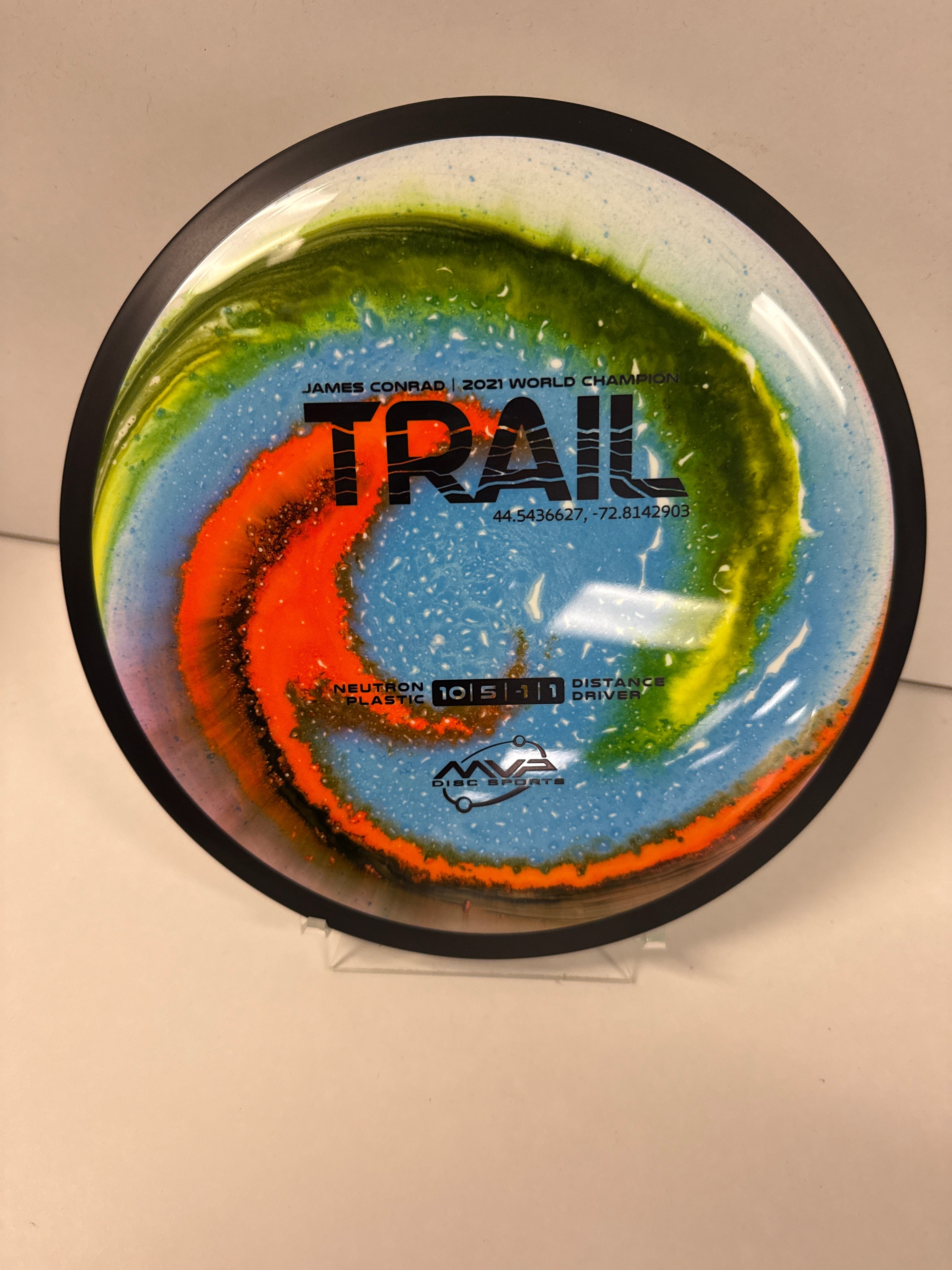 Dyed MVP Neutron Trail