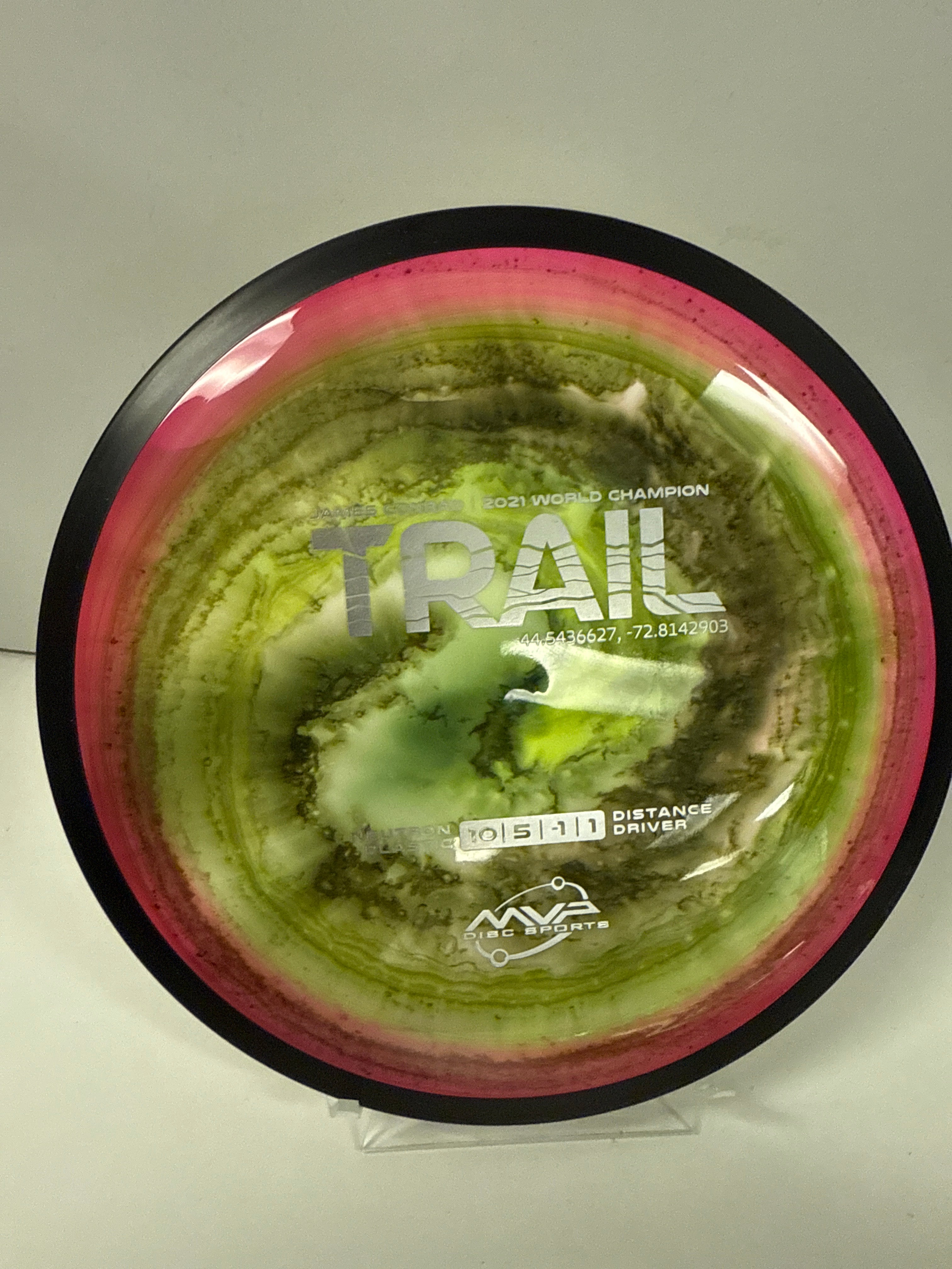 Dyed MVP Neutron Trail