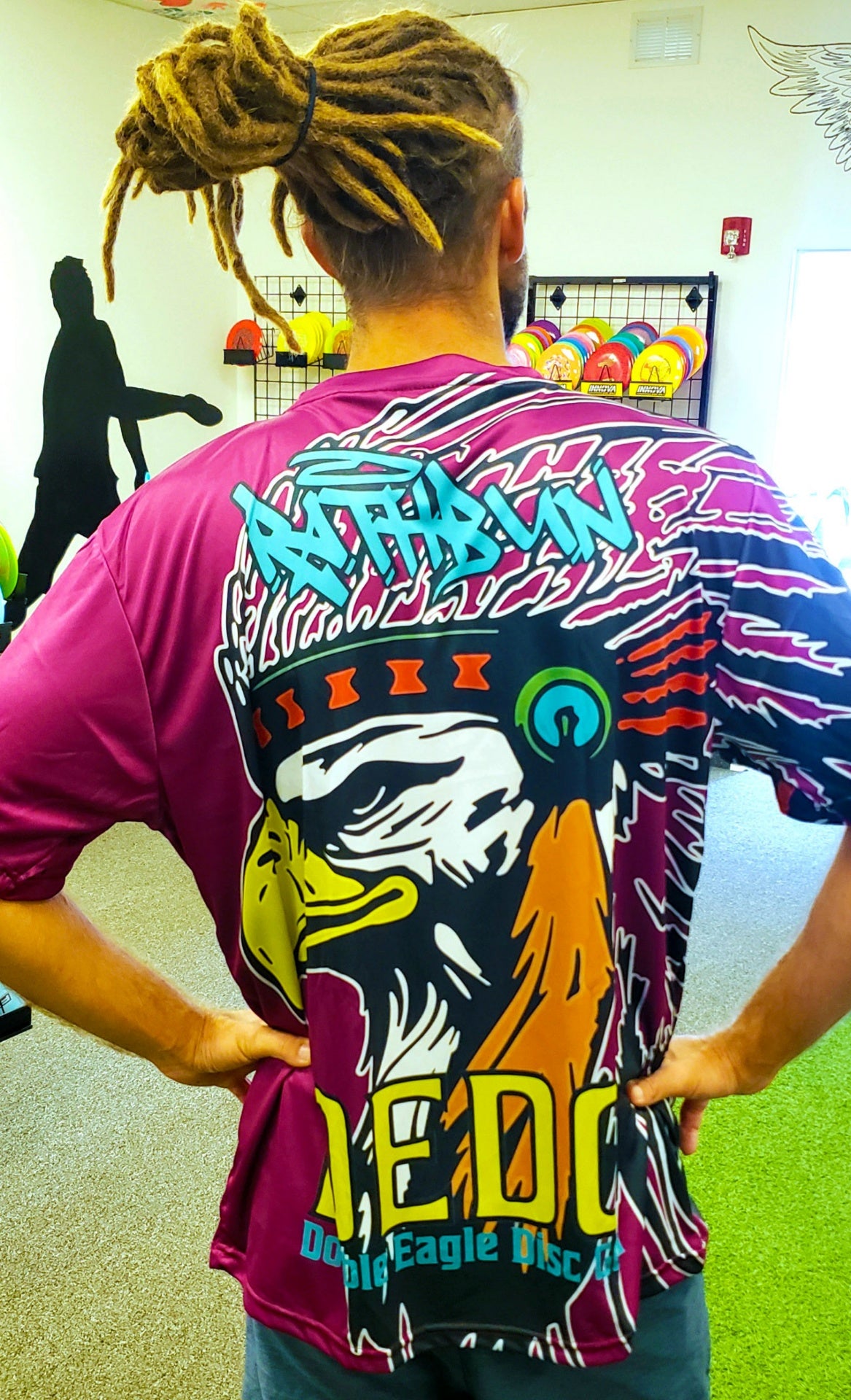 Gavin Rathbun Double Eagle Tour Series Purple No Collar Jersey