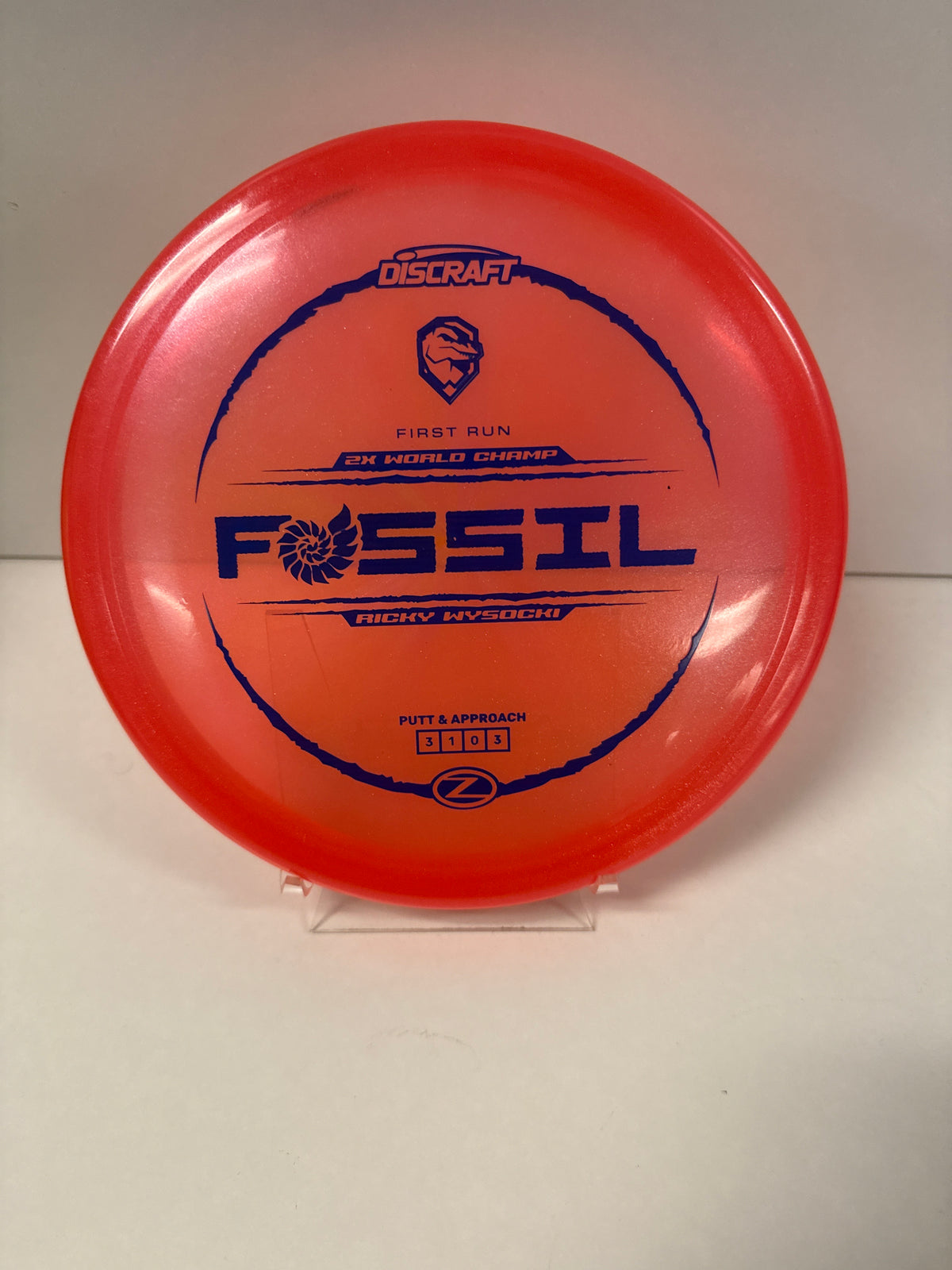 Discraft Ricky Wysochi 1st run Z Fossil