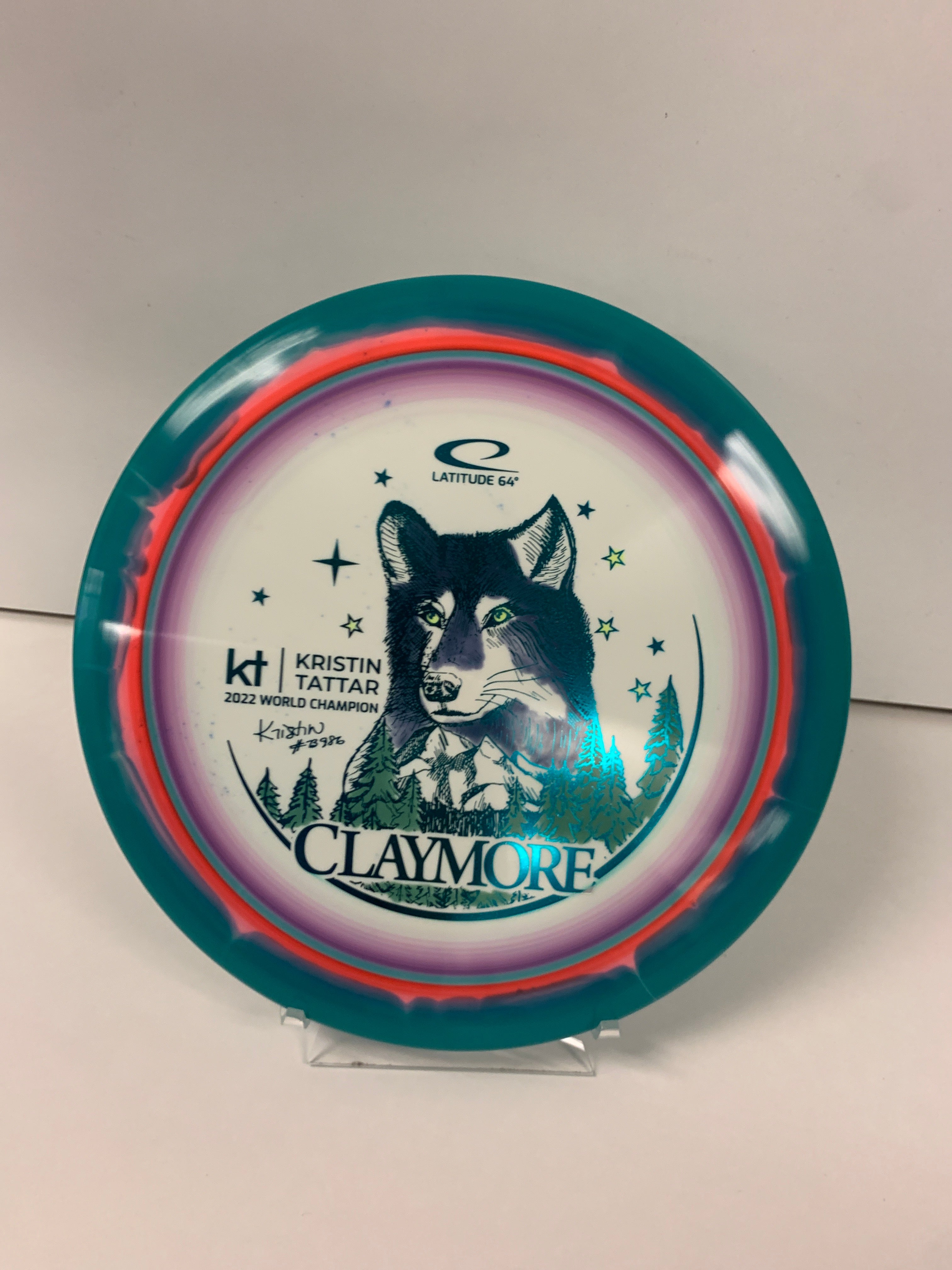 Dyed Latitude 64 Kristin Tattar Orbit Claymore