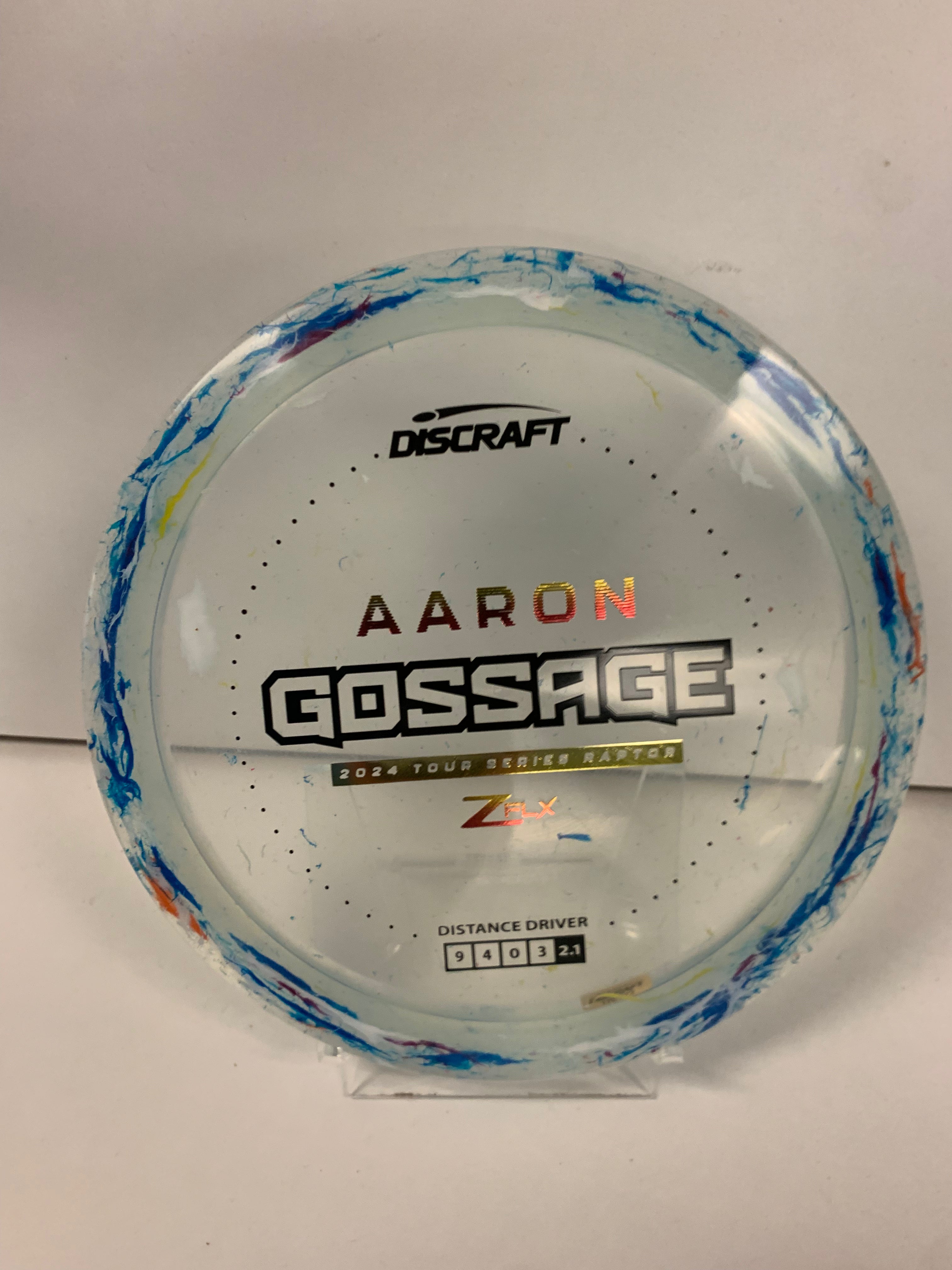 Discraft Gossage Tour Series Jawbreaker Z Flx Raptor