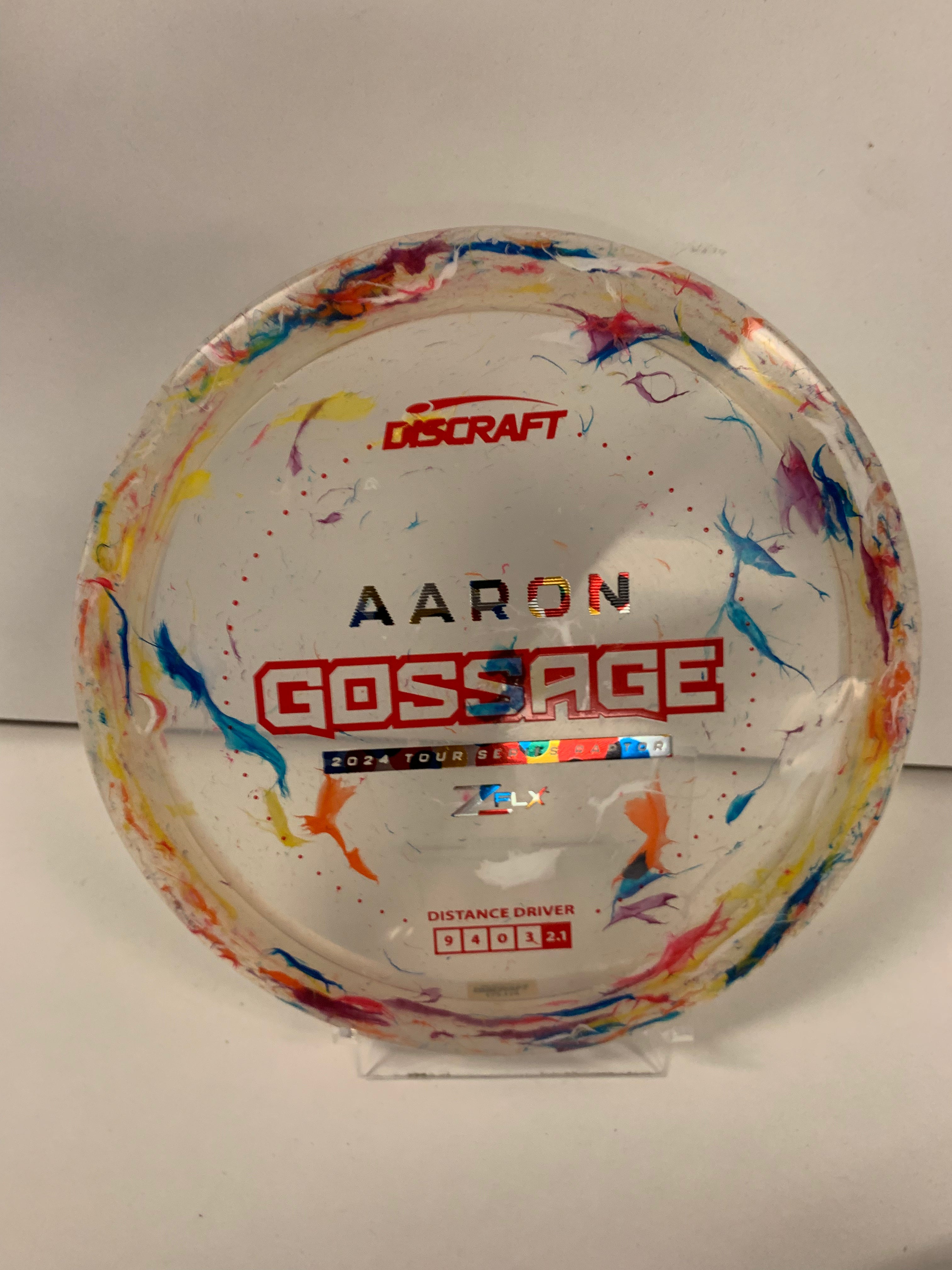 Discraft Gossage Tour Series Jawbreaker Z Flx Raptor