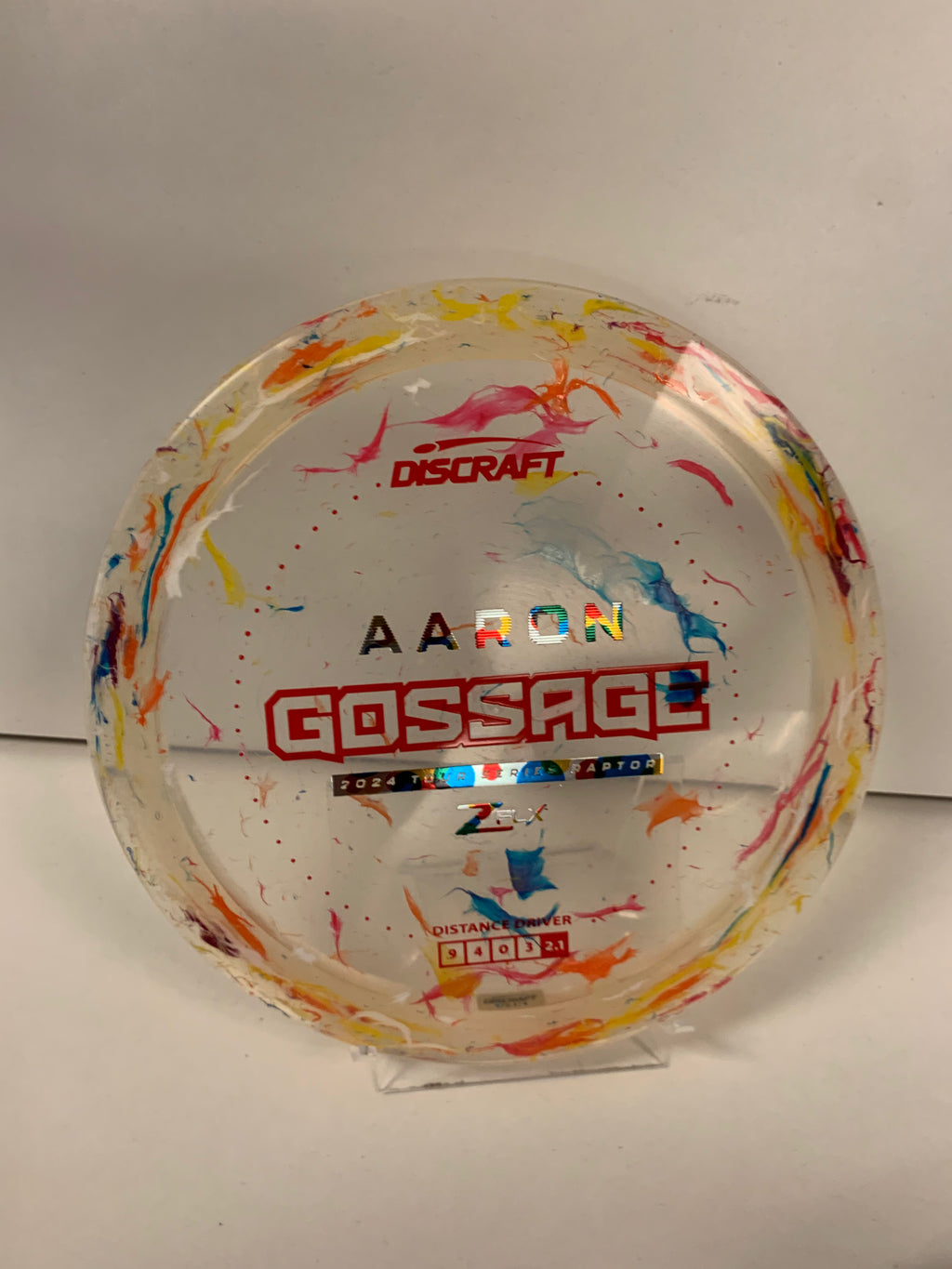 Discraft Gossage Tour Series Jawbreaker Z Flx Raptor