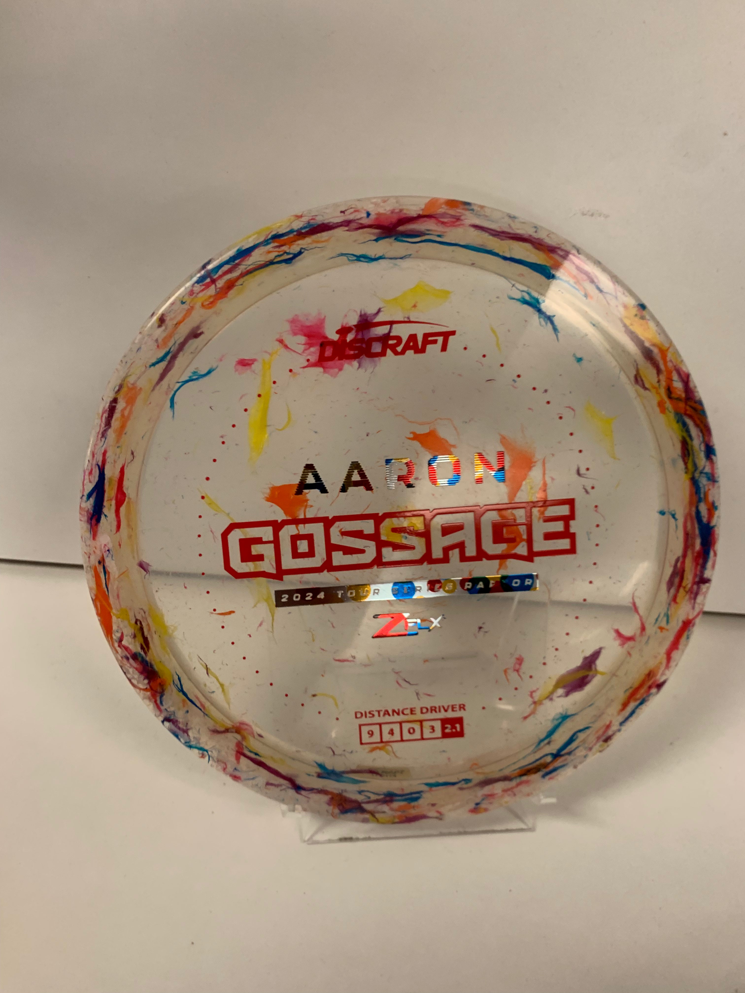 Discraft Gossage Tour Series Jawbreaker Z Flx Raptor