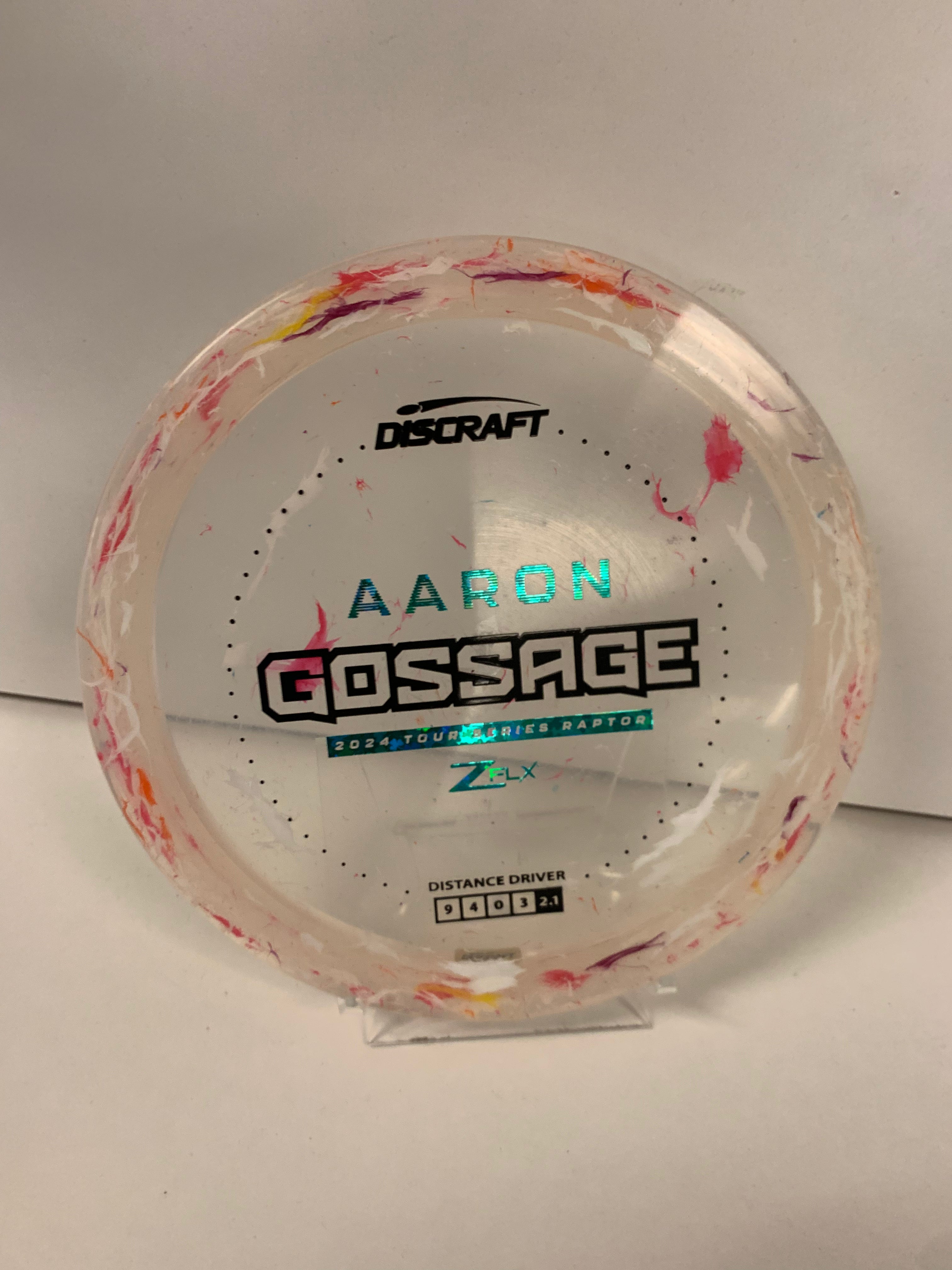 Discraft Gossage Tour Series Jawbreaker Z Flx Raptor