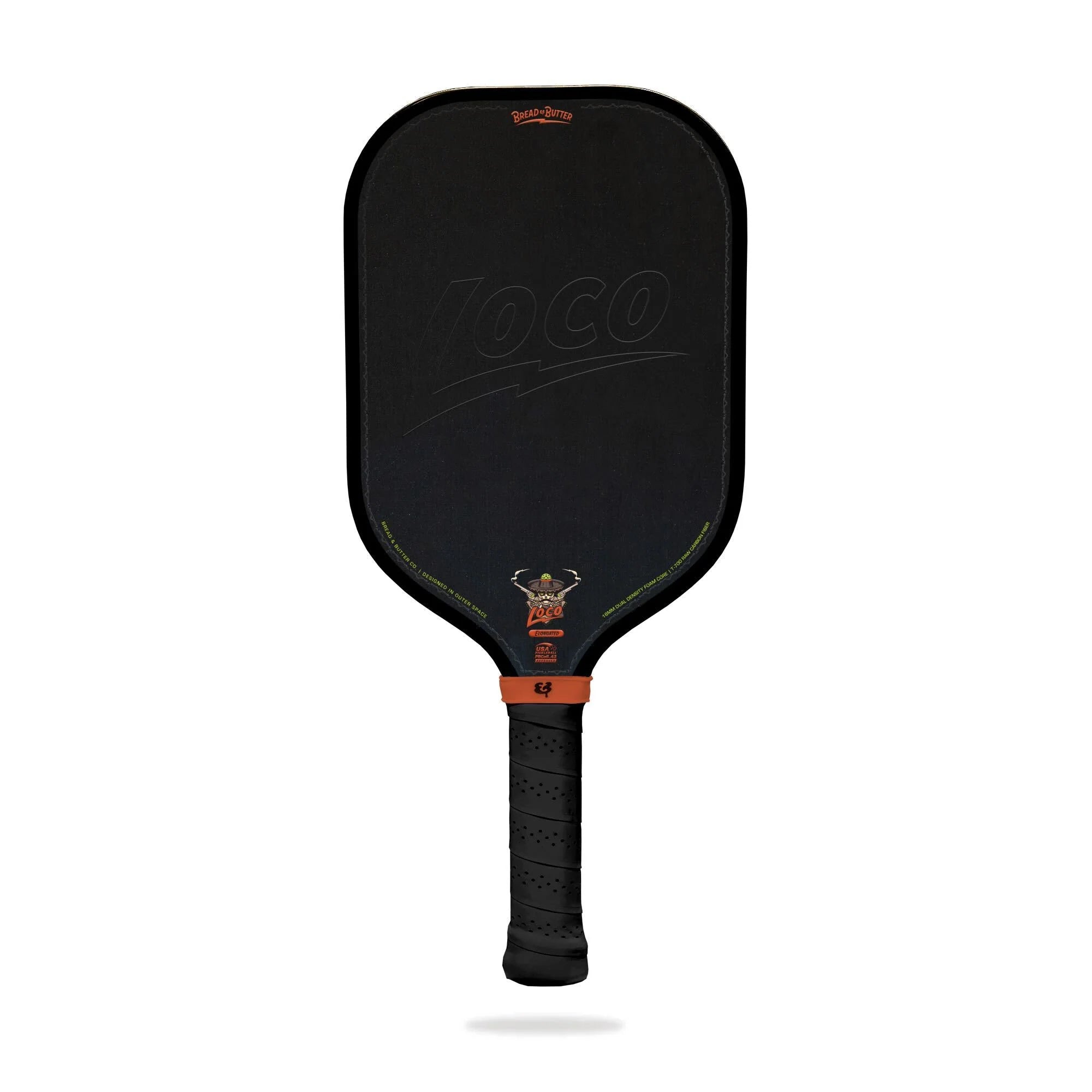 Bread & Butter - The Loco 16mm Pickleball Paddle- Elongated (Cover Included)
