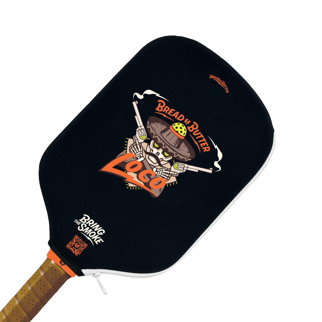 Bread & Butter - The Loco 16mm Pickleball Paddle- Elongated (Cover Included)