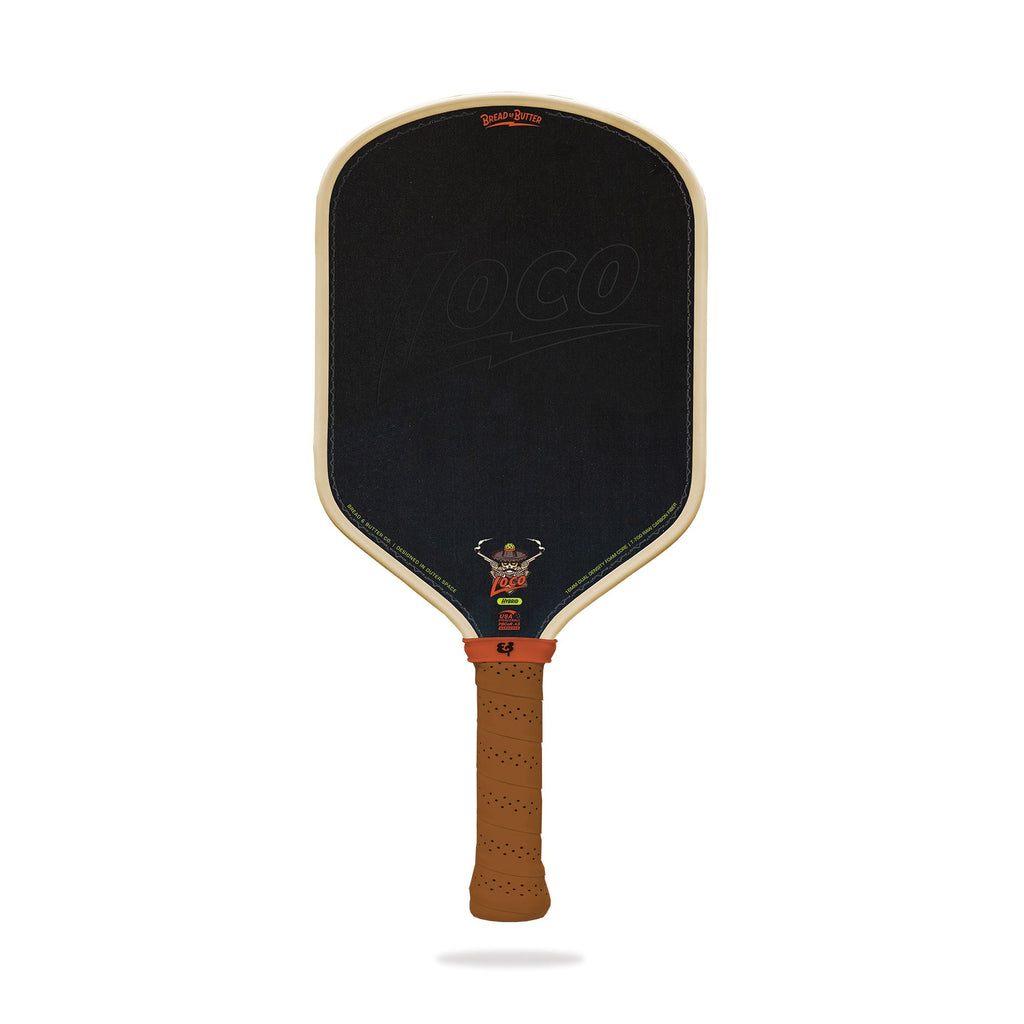 Bread & Butter -The Loco 16mm Pickleball Paddle- Hybrid (Cover Included)