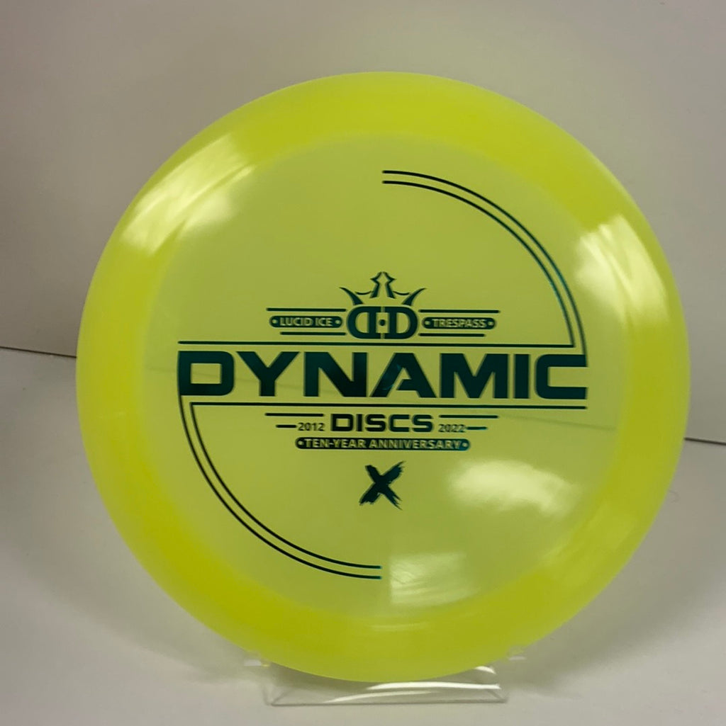 Dynamic Discs Lucid Ice Trespass 10yr anniversary