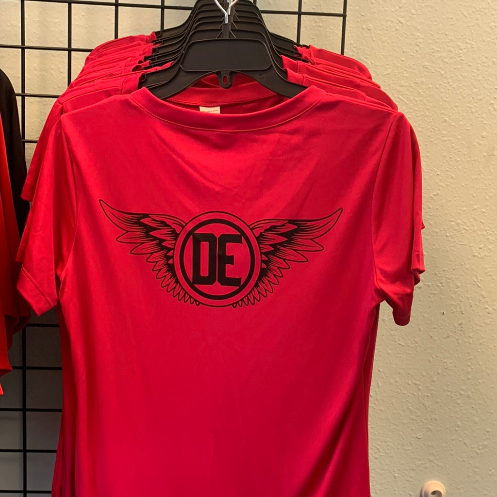 Double eagle women’s pink dry fit shirt