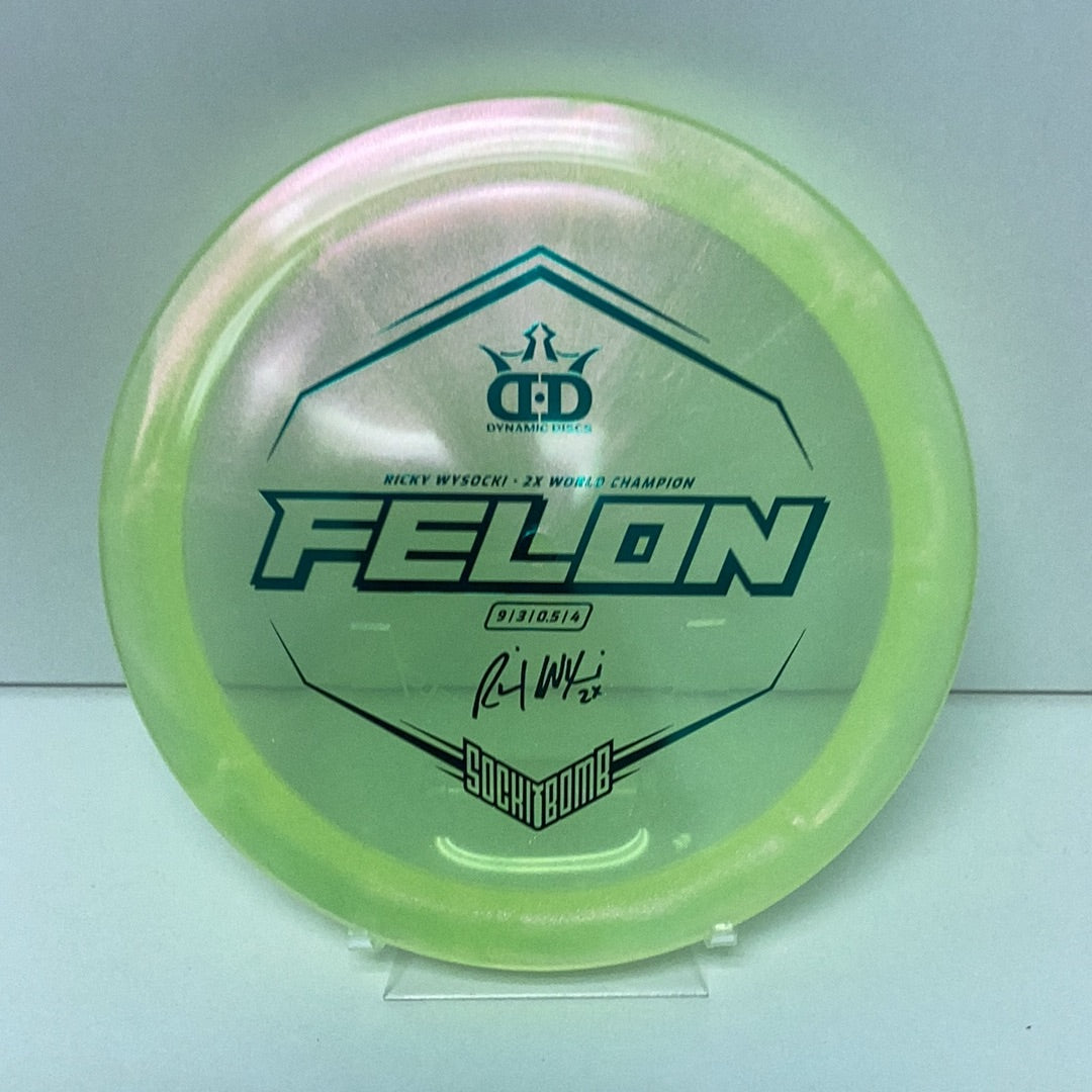 Dynamic Discs Ricky Wysocki Lucid Ice Glimmer Felon