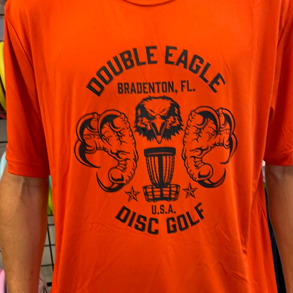 Double Eagle Orange dri fit shirt