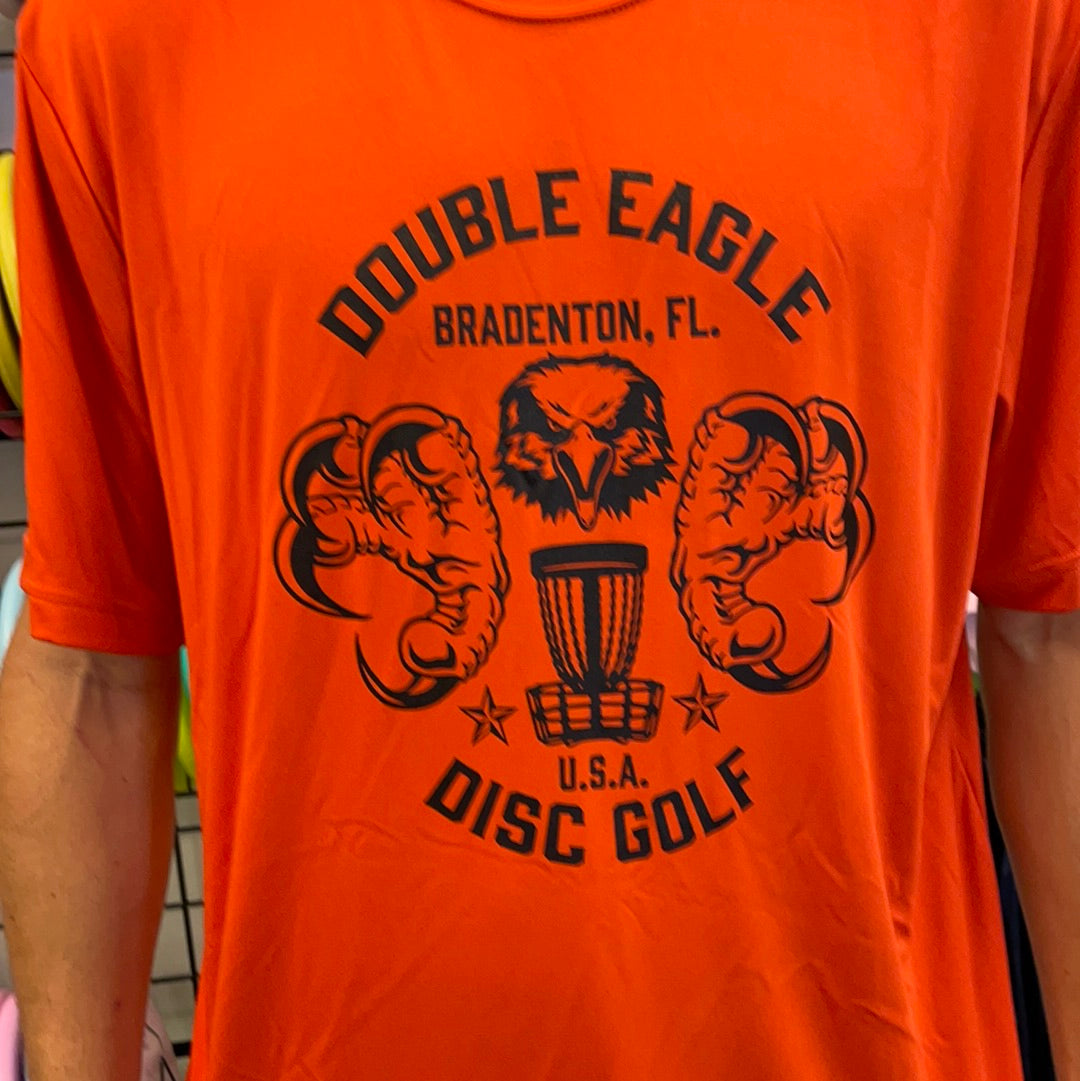 Double Eagle Orange dri fit shirt