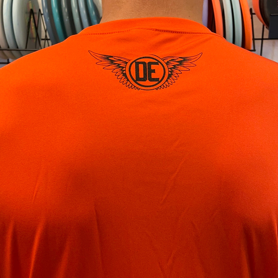 Double Eagle Orange dri fit shirt