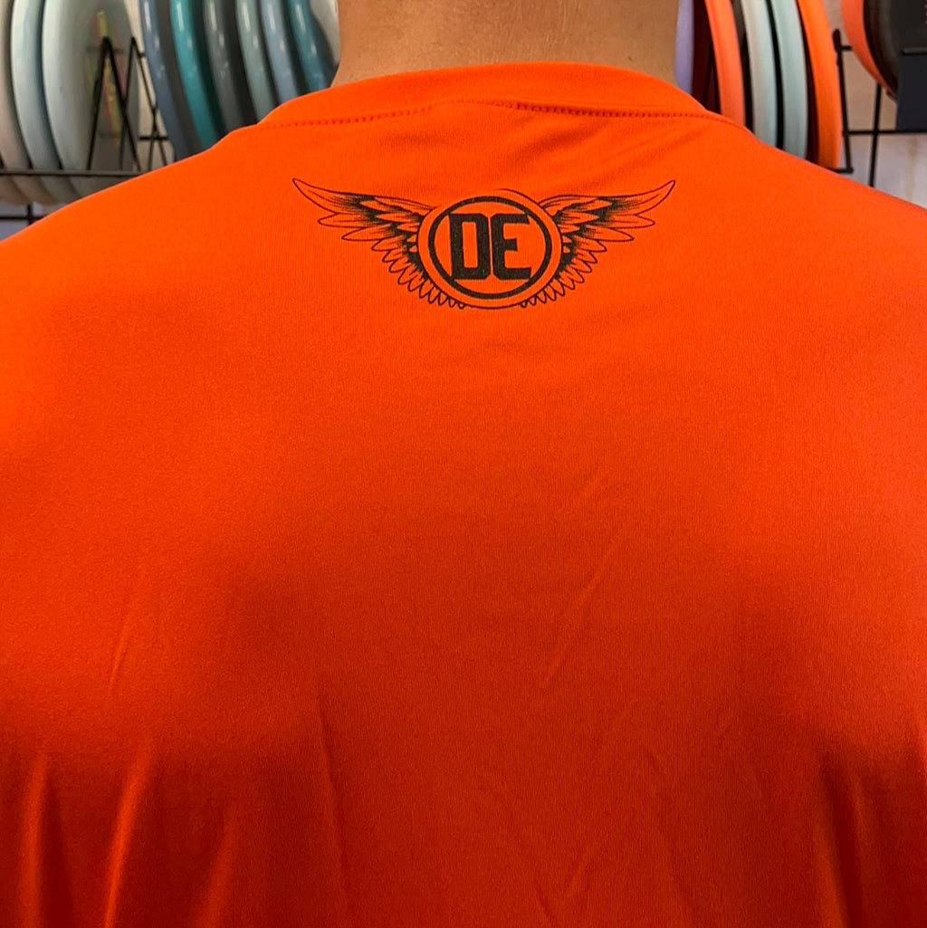 Double Eagle Orange dri fit shirt