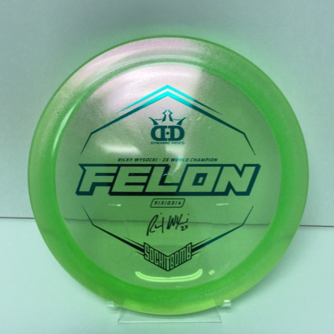 Dynamic Discs Ricky Wysocki Lucid Ice Glimmer Felon