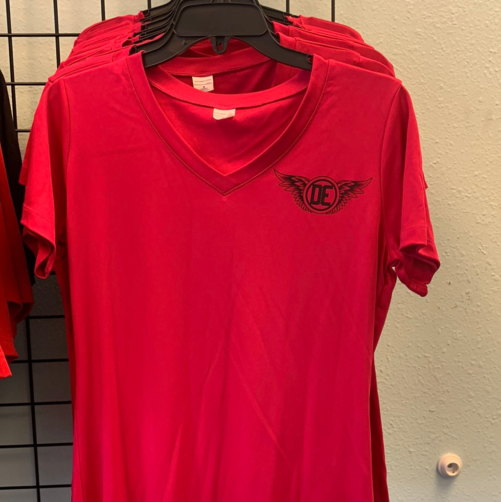 Double eagle women’s pink dry fit shirt